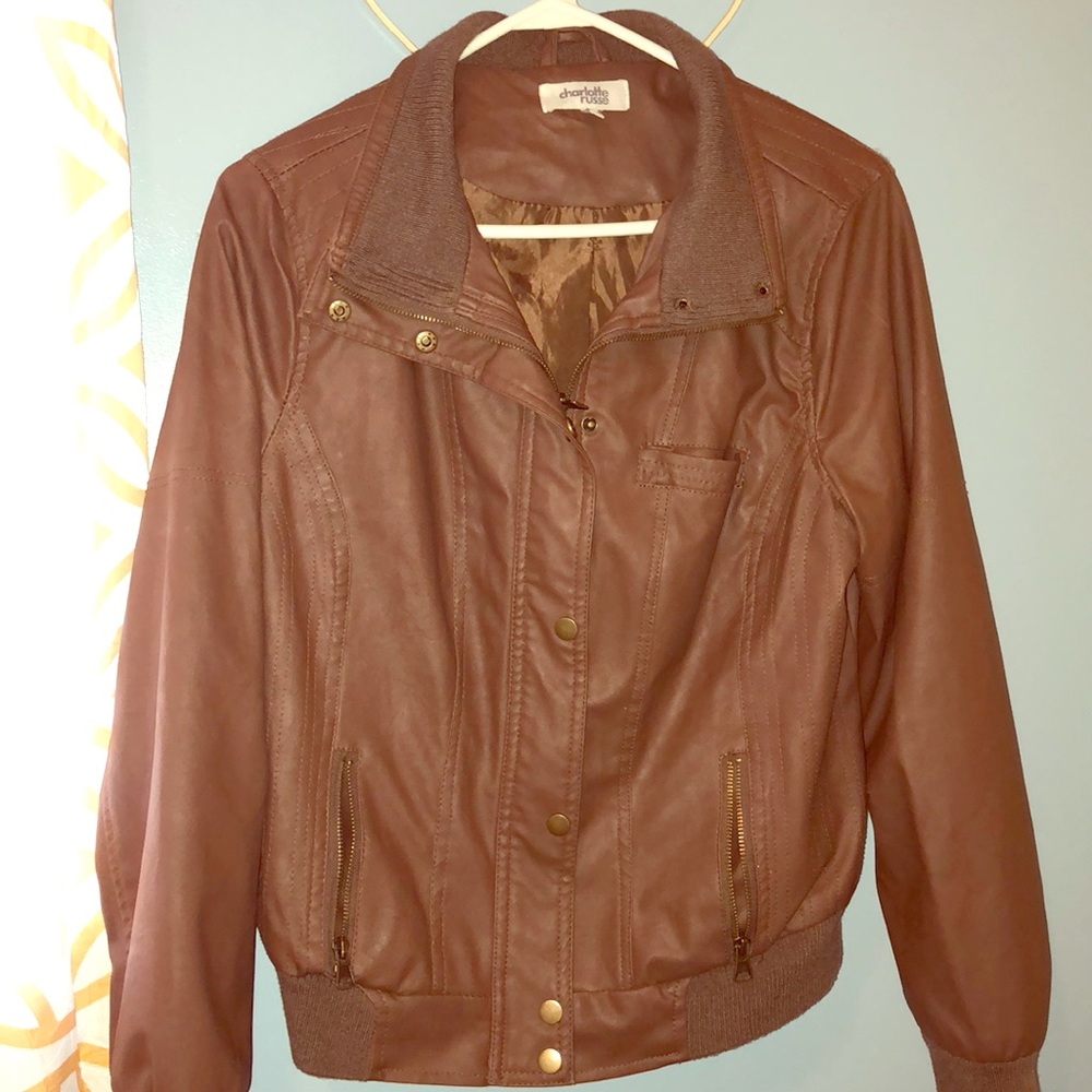 Faux Leather Jacket